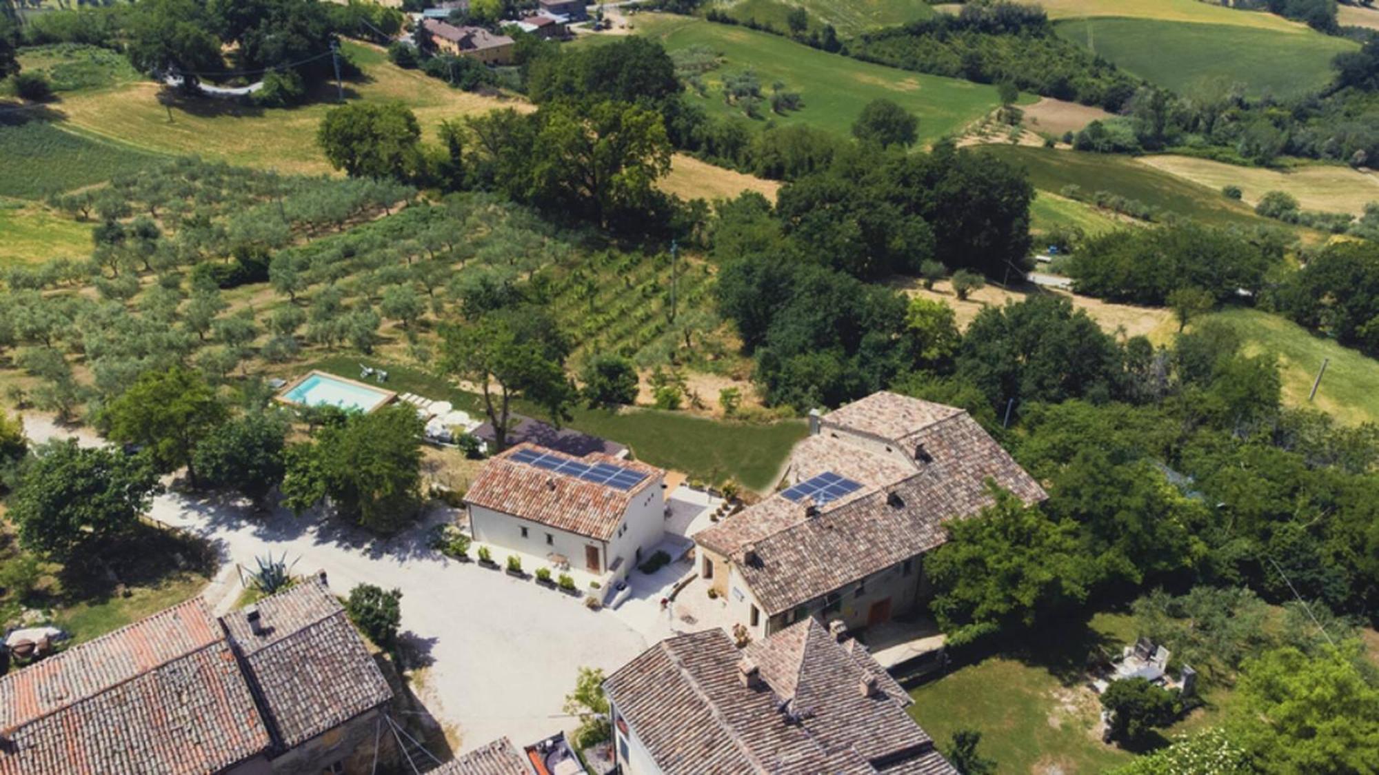 Borgo Calbianco - Private House With Pool & Airco Vila Cerreto Castello Exterior foto