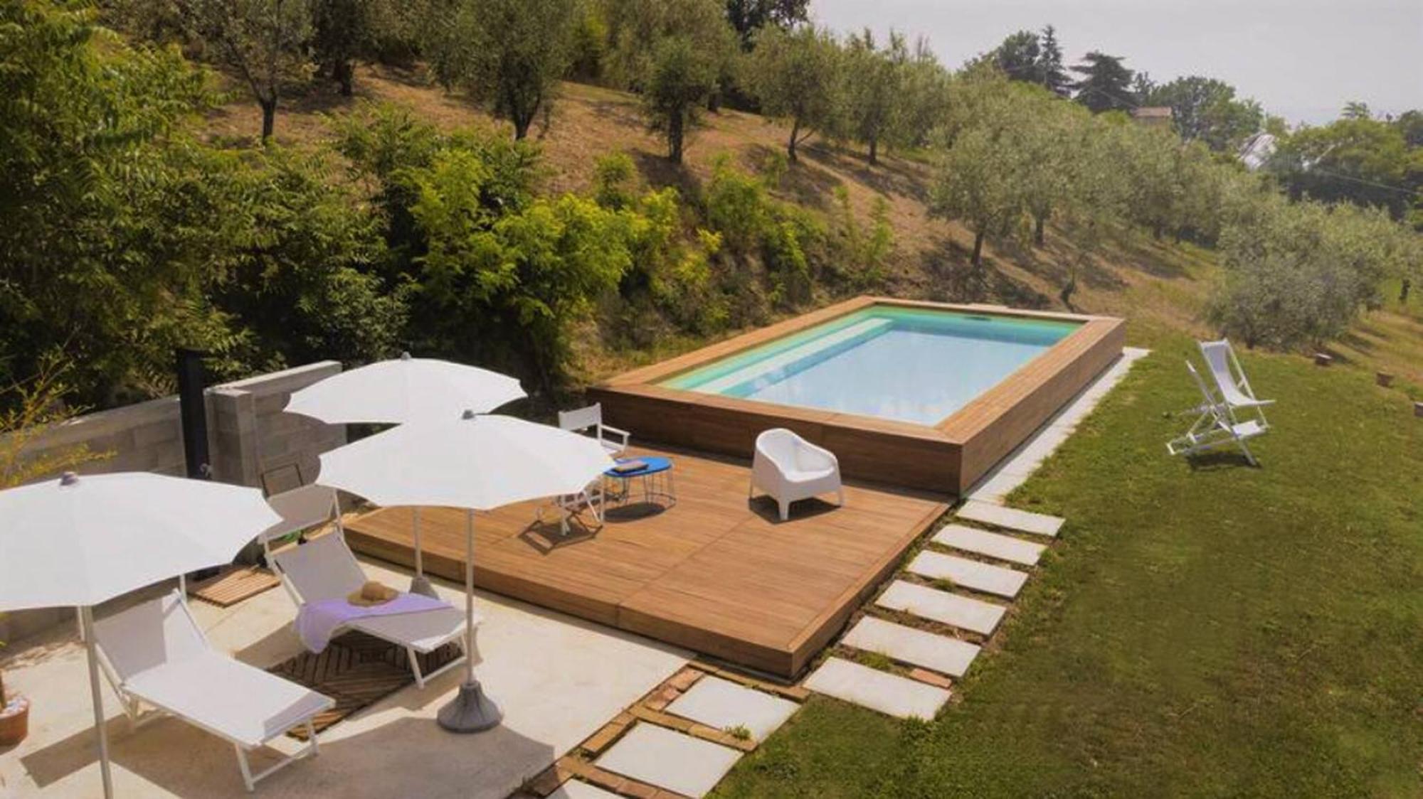 Borgo Calbianco - Private House With Pool & Airco Vila Cerreto Castello Exterior foto