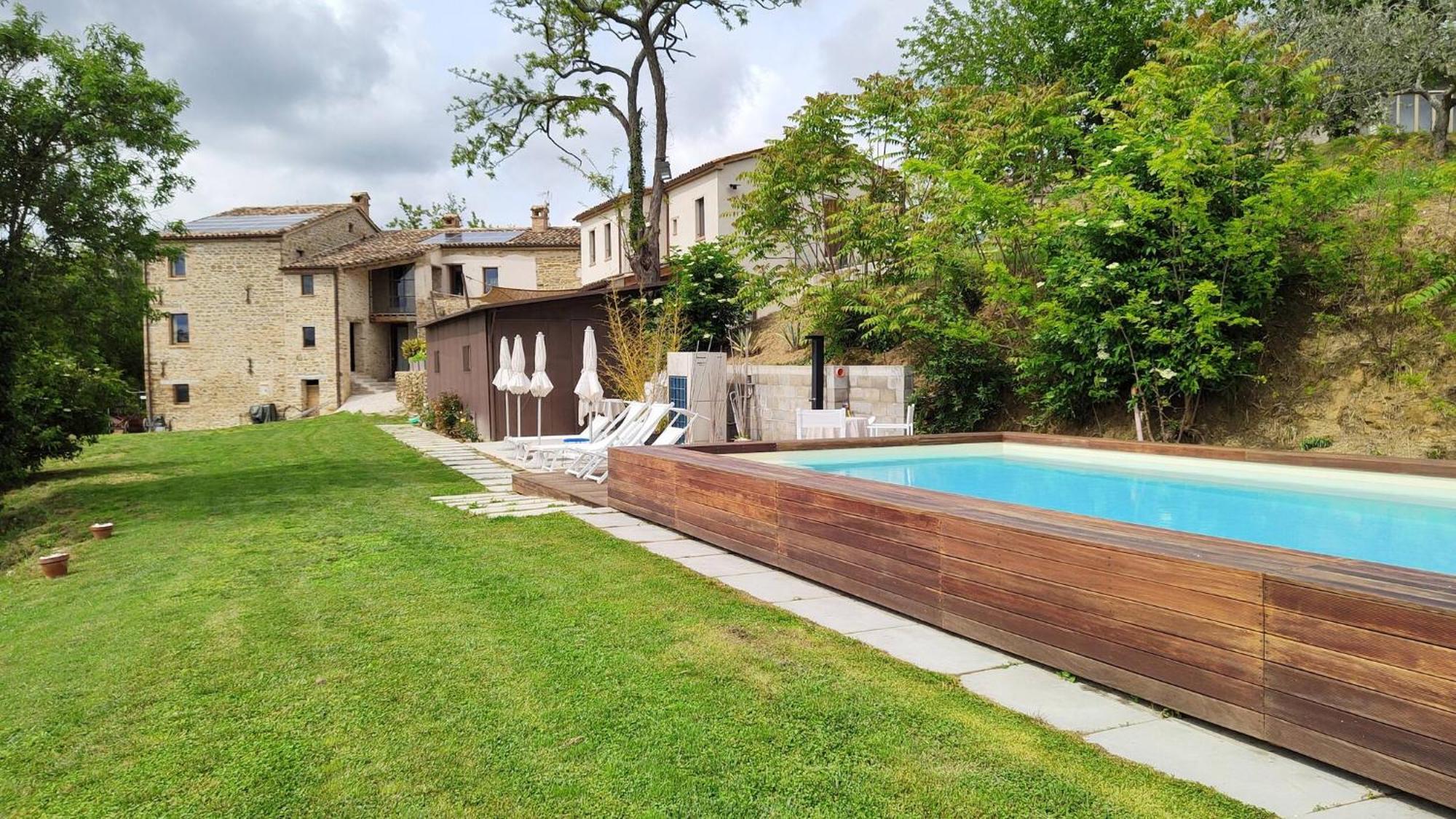 Borgo Calbianco - Private House With Pool & Airco Vila Cerreto Castello Exterior foto